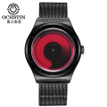 OCHSTIN GQ076B Top Brand Fashion Luxury Date Watches Men Quartz Watch Stainless Steel Mesh Strap Military Watches